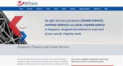 Desktop Screenshot of ixtrans.com